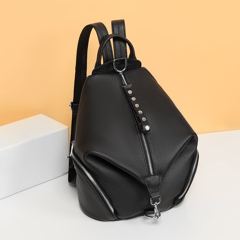 Geneva ProSecure Leather Fashion Backpack GREAT FOR FATHERD DAY