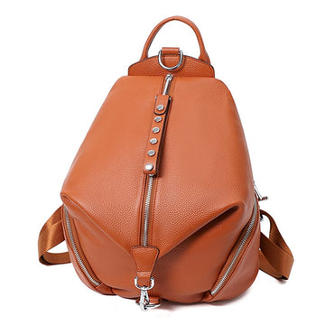 Geneva ProSecure Leather Fashion Backpack GREAT FOR FATHERD DAY