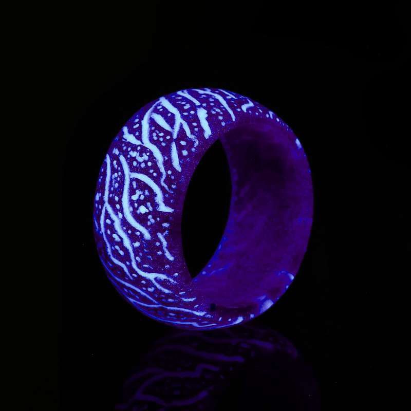 Glow in the Dark Crackle Ring