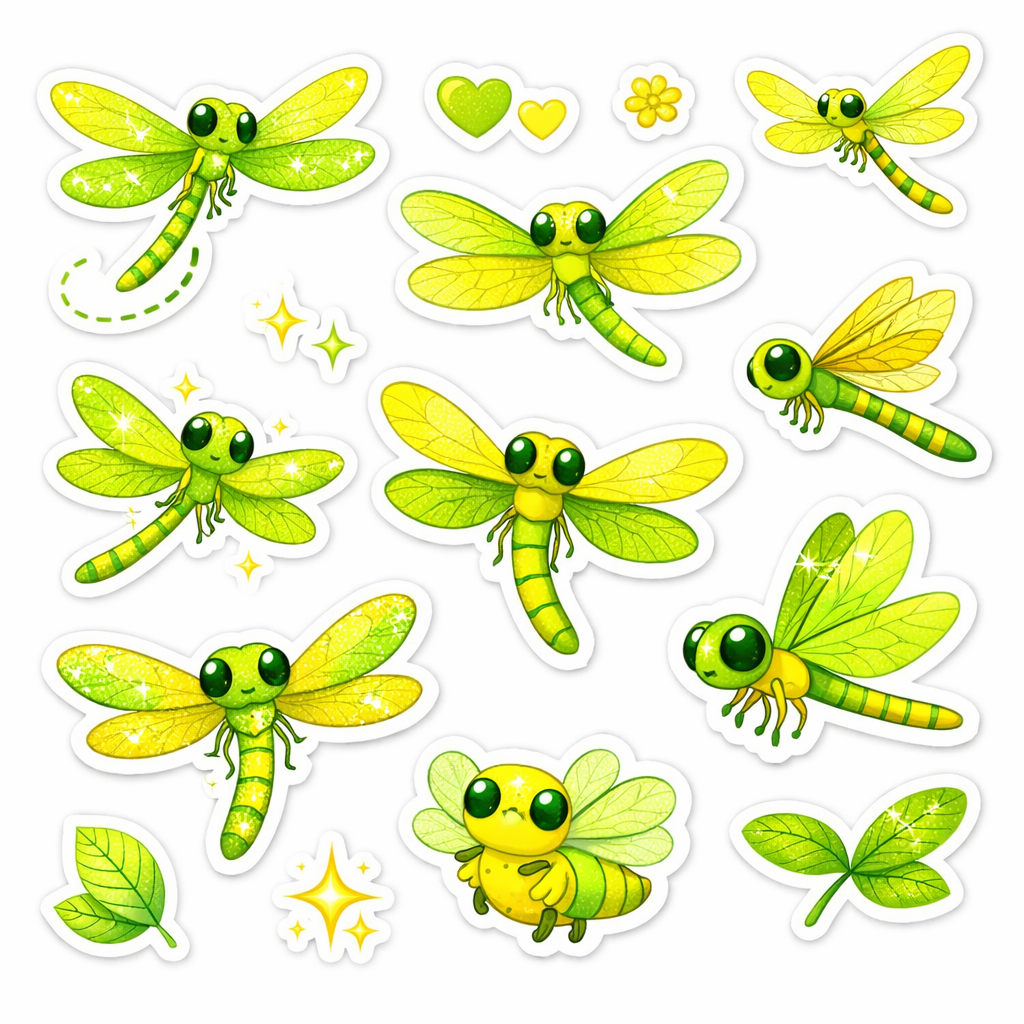 Dragonfly Wall Sticker for Home and Garden Decoration