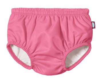 Made in USA Baby Girls and Boys Swim Diaper Cover Reusable LeakProof for Swimming Pool Lessons Beach Bubblegum 3-6 Months